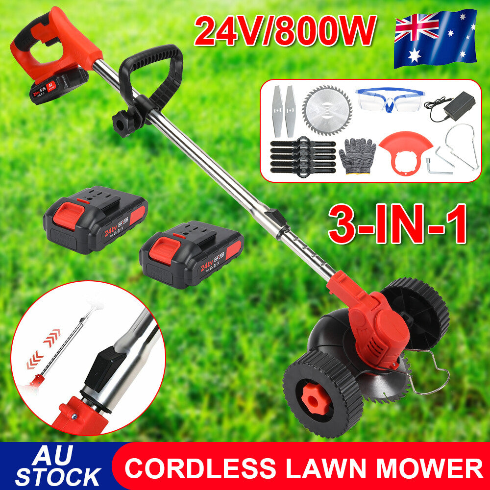 Oz Bargains™ TurboTrim Pro – Cordless Whipper Snipper & Grass Trimmer | Battery Lawn Cutter & Brushcutter